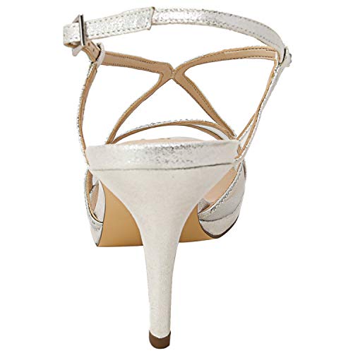Nina Blossom Silver Stardust/Silver Skylight/Mesh 5.5 #TOP2