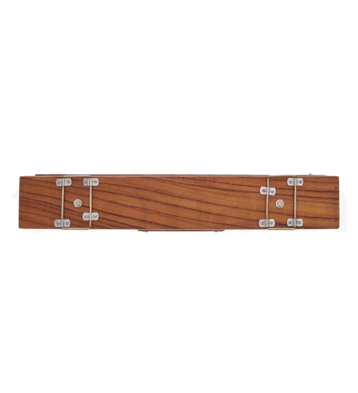 Professionelle Shruti-Box (groß), Konzert-Strauchbox, natürliche Farbe, massives Teakholz, 40,6 x 32,5 x 8,9 cm, gestimmt 440 Hz (432 Hz auf Anfrage)