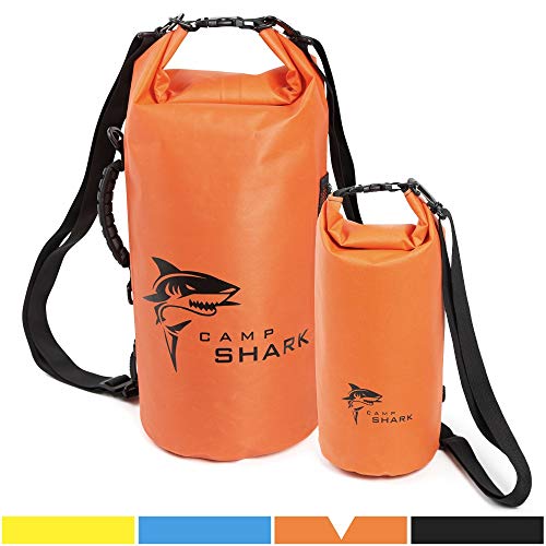 REVALCAMP Dry Bag 20L Orange - Nicht Krebserregendes PVC* - wasserdichte Tasche aus TPU - Kein übler Geruch, Bessere Elastizität and Längere Lebensdauer - Für den modernen Abenteurer entworfen