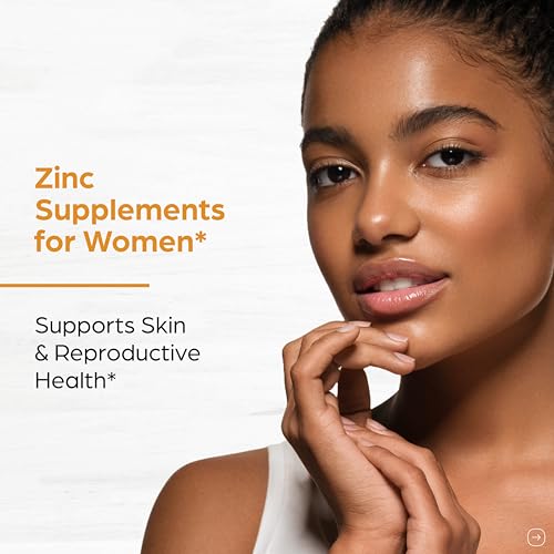 Image of Zinc 50mg Capsules for Men and Women, 360 Count | Highly Absorbable Zinc Supplements for Immune System Support | Zink 50 mg Mono Methionine Chelated Complex |Helps with Skin Health & Overall Immunity