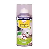 Zero In Natural Insect Killer Flea Bomb - 150 ml One Shot Aerosol. Treatment Controls Fleas & Larvae in the Home, Prevent Reinfestations. Ready-To-Use. Rapid-Acton. Treats Carpets & Soft Furnishings