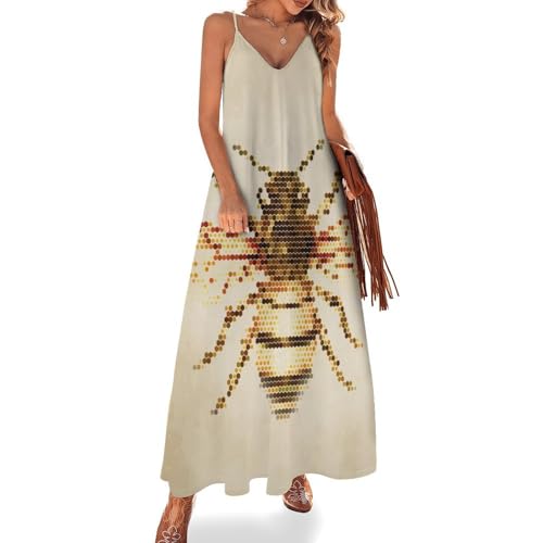 Robe maxi sans manches fluide pour éviter la chaleur lors de vos voyages