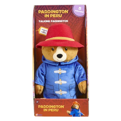 Ours en peluche parlant Paddington Bear pour calmer l'anxiété et occuper les enfants