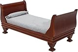 1:12 Scale Doll House Miniature Single Bed with...