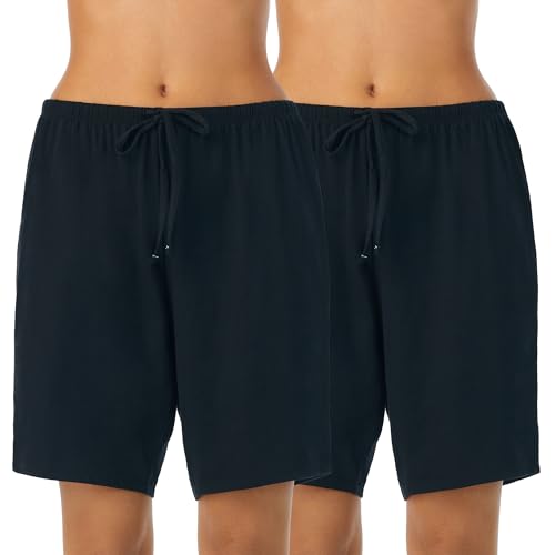 Nautica Womens Sleep Bermuda Shorts - Lightweight, Breathable