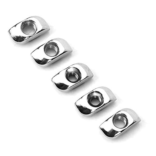 T Slot Sliding Nut M4 M5 M6 120pcs Kit | High Hardness Fasteners for 3030 Aluminum Profiles | Industrial Frame Building/DIY Projects | Includes Plastic Storage Box