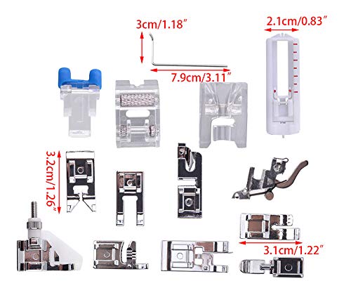 Set de 14 Pies de Máquina de Coser para Husqvarna Viking miniatura 2