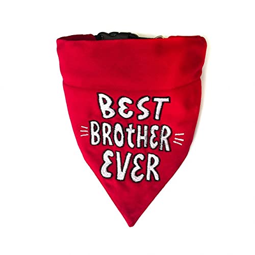 That Dog In Tuxedo Rakhi Raksha Bandhan Best Brother Ever Bandana For Dogs With Adjustable Dog Collar (Red, M-L), 1 Count (B099DCX784) Amazon Price History, Amazon Price Tracker