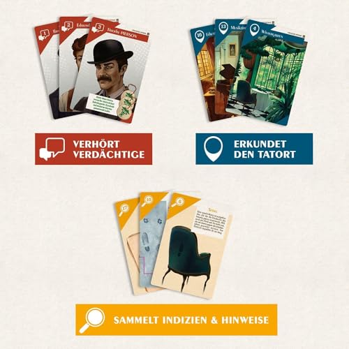 Kosmos 682897 Suspects, Deadly Tracks, The Detective Game, Crime Game, Board Game as Crime to Determine - Image 4