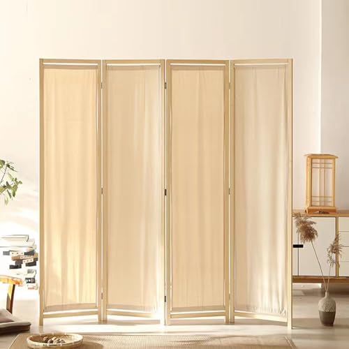 GN2AAIL パーテーション 4連 180cm 間仕切り 衝立 パーティション 木製パーテーション 4枚 おしゃれ アジアン 収納 スクリーン ついたて 折りたたみ 目隠し 180*45*4 収納 オフィス タイプ1 完成品 布 モダンリビング 持ち運び