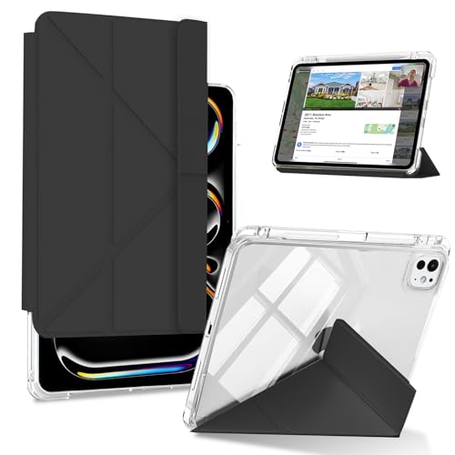 Protection iPad Pro 11 M4 M5 Légère Contre Chocs avec Compartiment Stylet