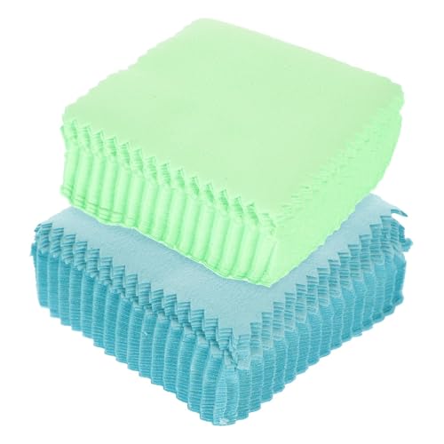 Beavorty 1 Juego Paño De Limpieza De Plata Joyería Paños Limpiador Equipo Plumeros para Limpieza Paño para Pulir Plata Solución De Limpieza De Plata Plumeros Amarillos para Pulir 50 Piezas