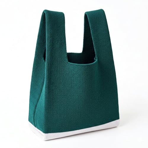 Image of Knot Bag, Mini Knit Tote Bag, Extra Thickened Japanese Knot Bag, Wristlet Handbag - 1 /2 /6 Pack