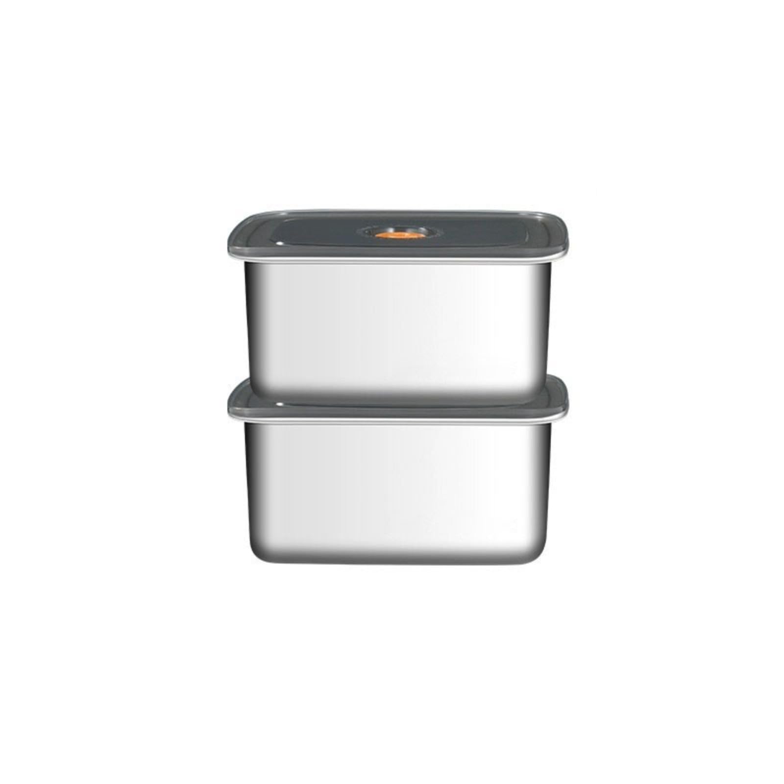 IHUAHSHUA Stainless steel food storage container with lid, airtight lunch box, storage and meal prep box, reusable, suitable for lunch and leftovers, freezer safe