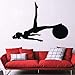 Adesivi Murali, Adesivi Murali Pilates Con Palla, Esercizi Yoga, Palestra, Decalcomanie Da Muro, Arte Mobile Decorazione Della Casa Silhouette 44X62Cm