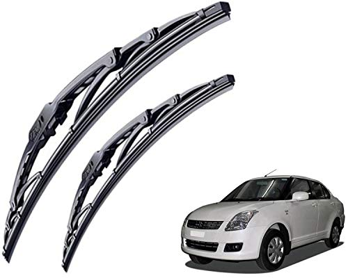 Image of WolkomHome High Performance OE Car Wiper Blade Replacement Set of 2 Pc Right 22 inch Left 17 inch for Maruti Suzuki Swift Dzire