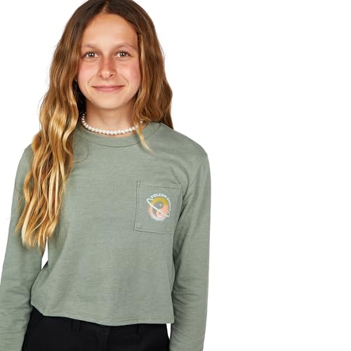 Image of Volcom Girls' Pocket Dial Long Sleeve Tee