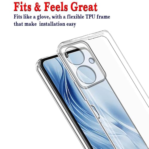 Image of JGD PRODUCTS for Poco M6 5G Premium Transparent Soft Silicon Back Cover [Transparent]