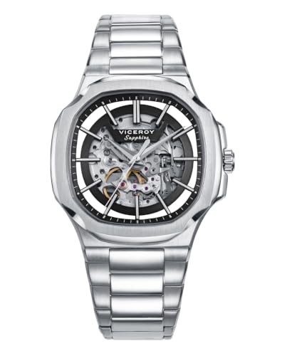 Viceroy Herrenuhr Analog - Laura-Escanes-Kollektion - 41 mm - Goldene Oberfläche - Saphirglas - Wasserdicht 10 ATM - Automatikwerk – 45113-57