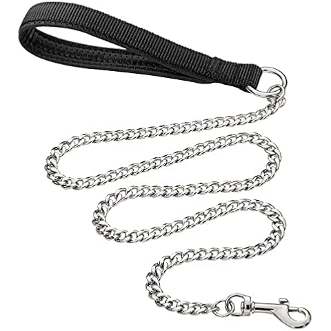 Robuste Hundeleine aus Metall, 180cm Kausichere Haustierleinenkette Cover