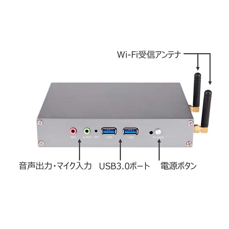 Amazon.co.jp: GM-JAPAN ミニデスクトップPC Windows 10 Pro/Intel