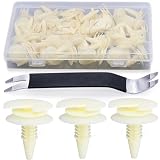 Rexka 51pcs Door Panel Retainer Clips for GM 3065575 Chevrolet GMC C1500 C2500 S10 Pickup Suburban Oldsmobile - Multipurpose Auto Trim Panel Body Remover