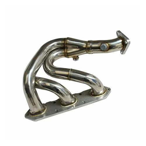Embout silencieux d'échappement inox pour collecteur Boxster 986 2.5L 2.7L