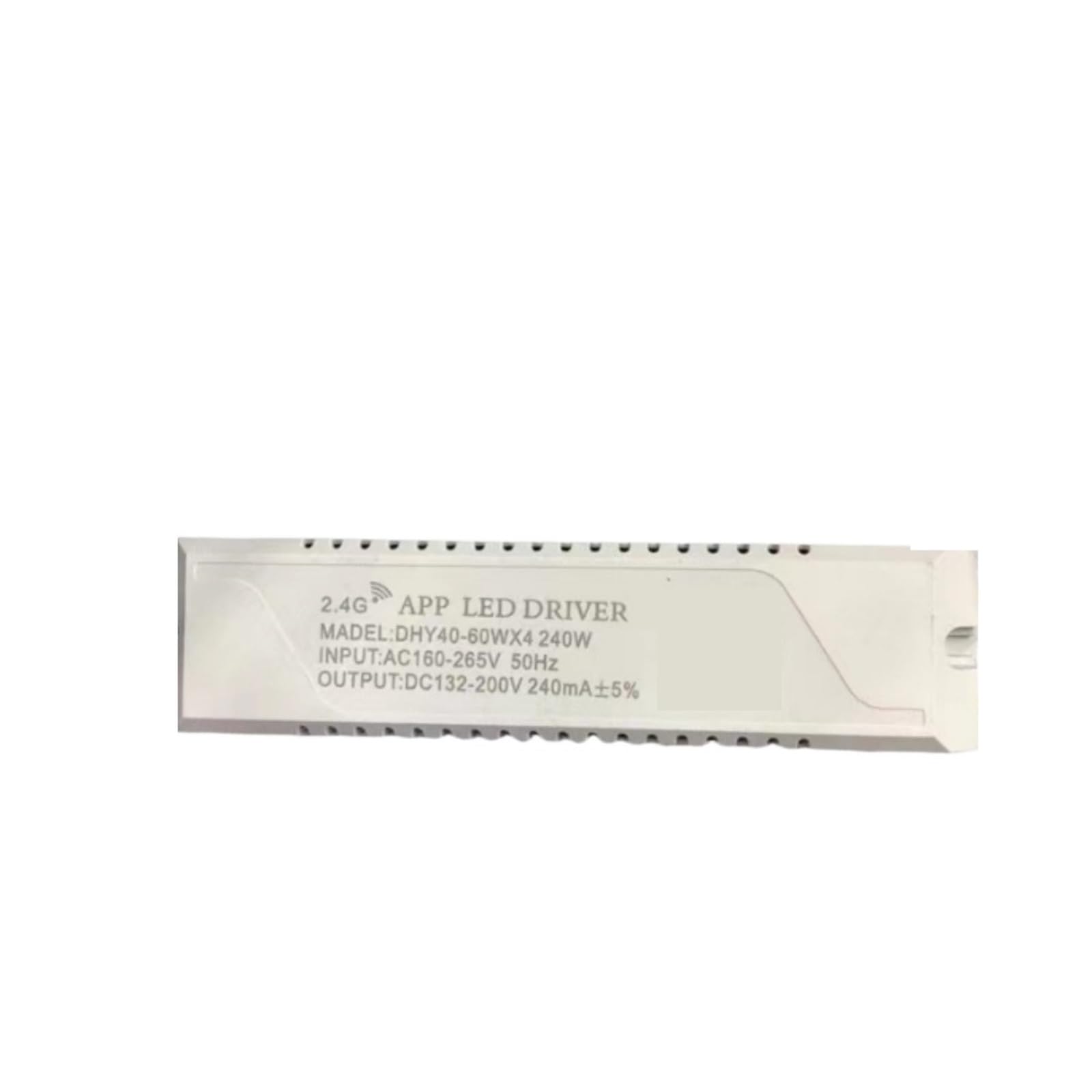 Driver LED 40-60Wx4 240W 2.4G APP e telecomando, trasformatore dimmerabile a colori variabili for lampadari a nastro Alta Affidabilità(Without Remote)