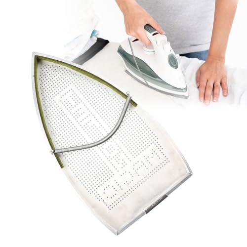 Iron Cover, Iron Cover for Steam Iron, Protector for Ironing Fits Most Irons, Prevents Burn, Sticking,Easy Installation Sole Plate Accessory