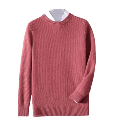 Men's Sweater Round Neck Loose Warm Pullover Plus Size Knit Tops