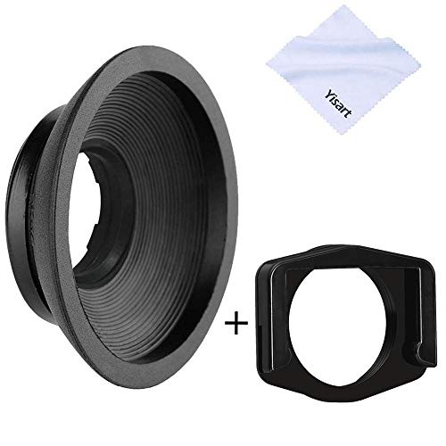 Yisart Universal Rubber Eyecup Eyepiece Viewfinder for Nikon D7100 D7200 D3100 D3200 D300