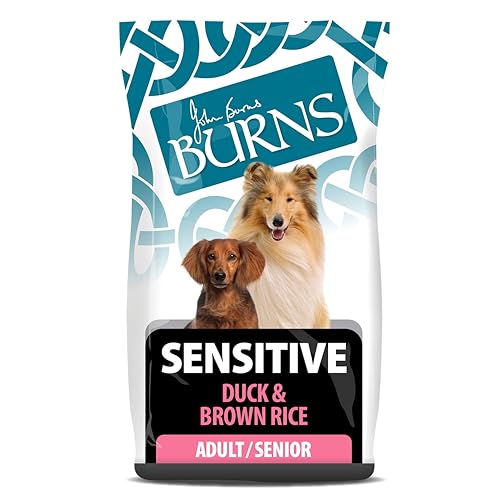 Burns Pet Nutrition Hypoallergenic Complete Dry Dog Food Adult and Senior Dog Sensitive with Duck and Brown Rice 2 kg