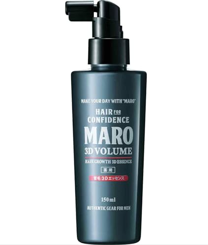 MARO 3D Volume Hair Growth 3D Essence Weightless Leave-In Conditioning Spray - Volume Spray for Thick & Strong Hair - Silicone Free, Scalp & Follicle Protection - Gift for Men - 5 oz/150 ml