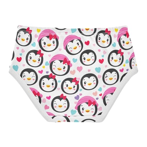 Joisal Cute Cartoon Penguin Colorful Girls Underwear Toddler 2t Cotton Cute Panties Girl Fun Kids Undies Briefs2