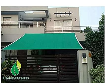 SHRI SHYAM Net Multi Purpose Shade net/Agro net/Green net/-75% Sun Block (NET-5 X 5 FT) net with niwar Stitched