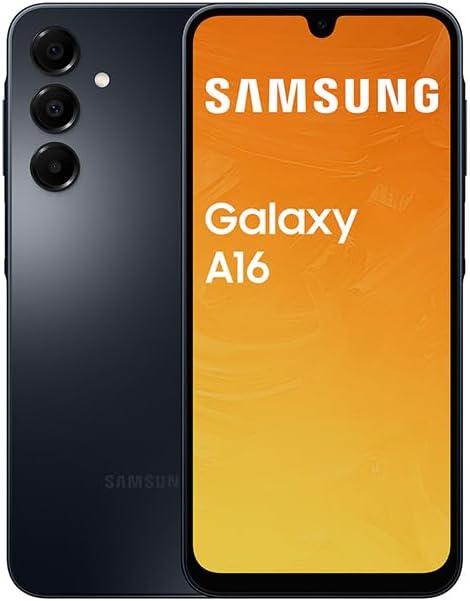 SAMSUNG Galaxy A16 4G LTE (128GB + 4GB) (for T-Mobile Mint Tello & Global) NFC SM-A165M/DSN Dual Sim Warranty Latin America 6.7" 50MP Triple Camera (Black)