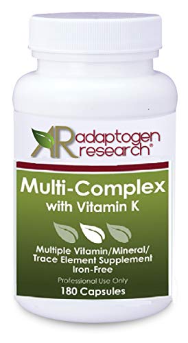 Multi - Complex with Vitamin K | High Potency Multivitamin Multimineral Supplement | Vitamins C E D B Complex Folate Methylcobalamin Calcium Zinc and more | Essential Bioavailable Micronutrients 180 C