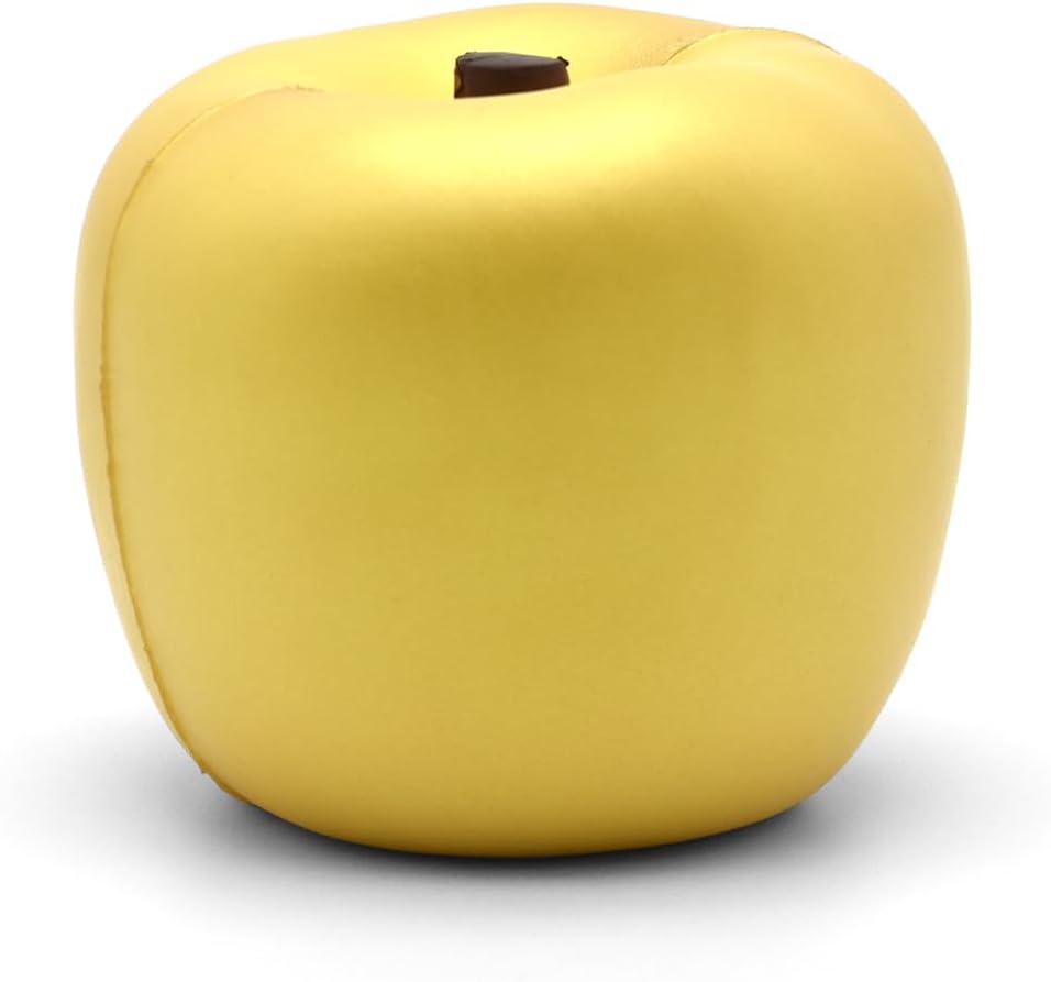 Slow Rising Gold Apple Squishy Jumbo 3.9" Fruit Scented squishies Toy Gift