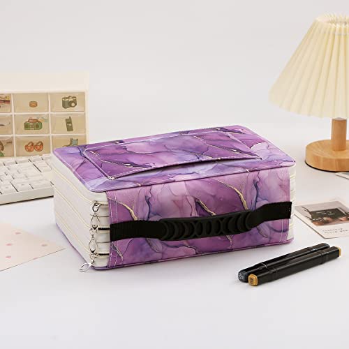 Image of 102 Slots Marker Pen Organizer Case w /Handle