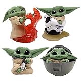✨ 【Forma carina e realistica】 Quattro forme del simpatico Baby Yoda, carino e realistico, adorabile.
