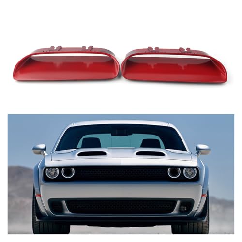 Grille Calandre Dodge Challenger Remplacement Inserts Rouges Pièces 68378081AB - 2