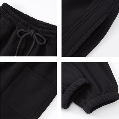 Boys Baggy Sweatpants Elastic Waist Fall Winter Casual Athletic Jogger Track Pants for Kid Boys with Pockets 5-14 Y3