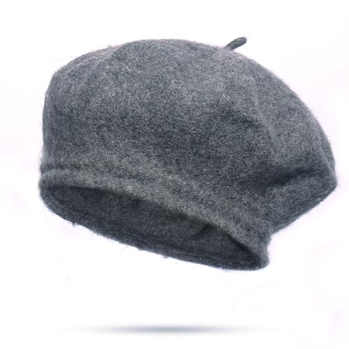 Casquette plate armée vintage et béret femme avec visière