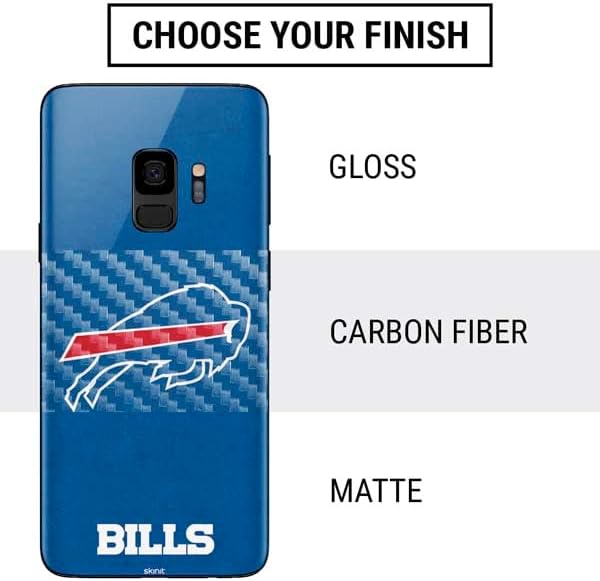 Skinit Decal Phone Skin Compatible with Samsung Galaxy S9 - Officially Licensed NFL Buffalo Bills Distressed Design
