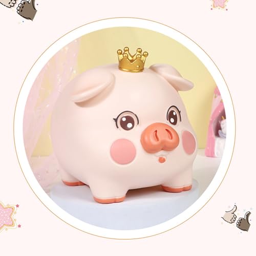 Hucha de resina para decorar el dormitorio infantil y guardar monedas 5