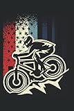  Downhill Mountain Biking - Enduro Us Flag Mtb Downhill Notebook: Daily Planner I Journal For Daily Notes I Daybook Logbook Gift I 110 Pages Dotted Lined I 6 X 9 Inches