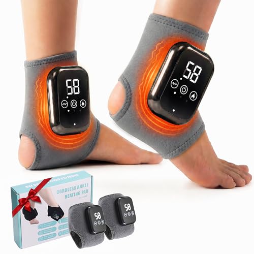 Image of Foot and Ankle Massager with Heat and Compression, 3 Modes