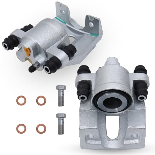 Image of Rear Brake Calipers Compatible with 04-11 Ford F-150, 18-4858 18-4859 | 2PCS Rear Driver & Passenger Side Calipers with Bracket Compatible with 2004-2011 Ford F-150, 2006-2008 Lincoln Mark LT