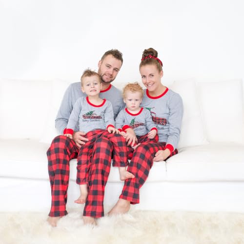 Image of Yaffi Matching Family Pajamas Sets Christmas PJ's Sleepwear for Kids & Adult