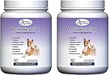 Probiotic 8 Plus Pet Probiotics | Enzymes & Fiber for Digestion | Natural Herbal Digestive Supplement |Reduces Indigestion | Specially for Cat & Dogs (500g) (Two Bottles Bundle)